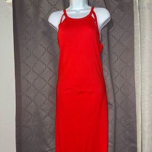 Ribbed midi dress. Sz3x